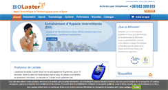 Desktop Screenshot of fr.biolaster.com
