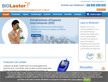Tablet Screenshot of fr.biolaster.com